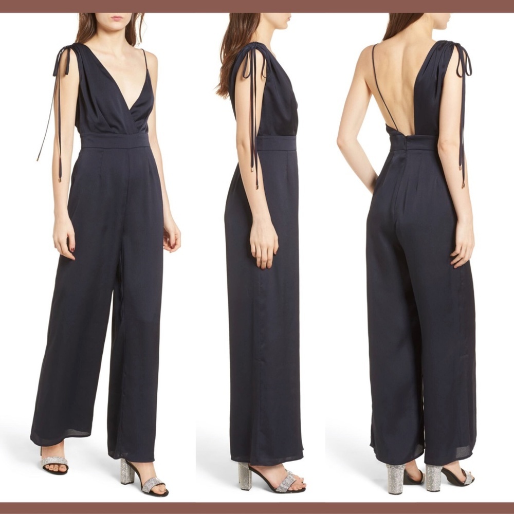 NEW $175 Keepsake the Label I've Got You Jumpsuit‎ in Navy Blue [SZ Small ]